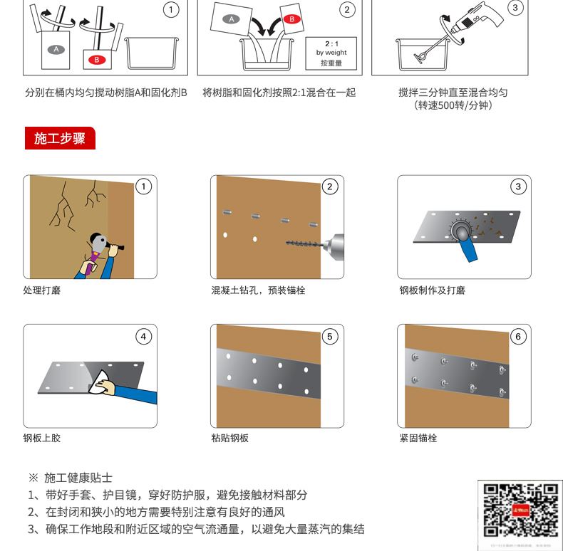 包钢沿河粘钢加固施工过程